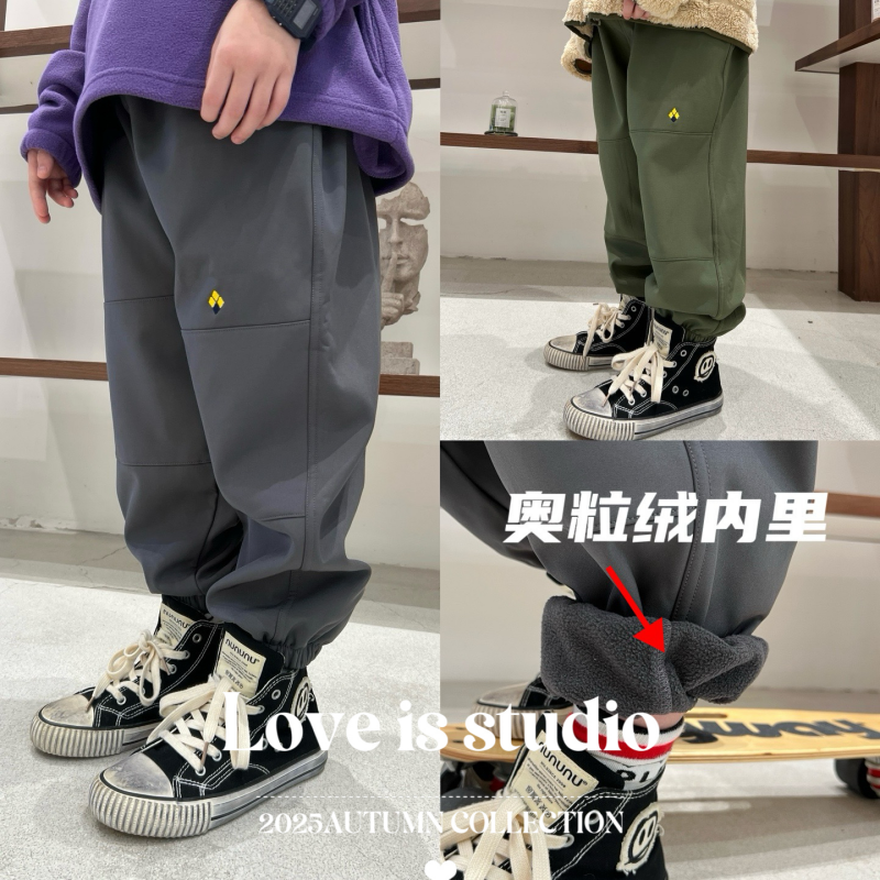 男女童百搭加厚保暖哈伦裤