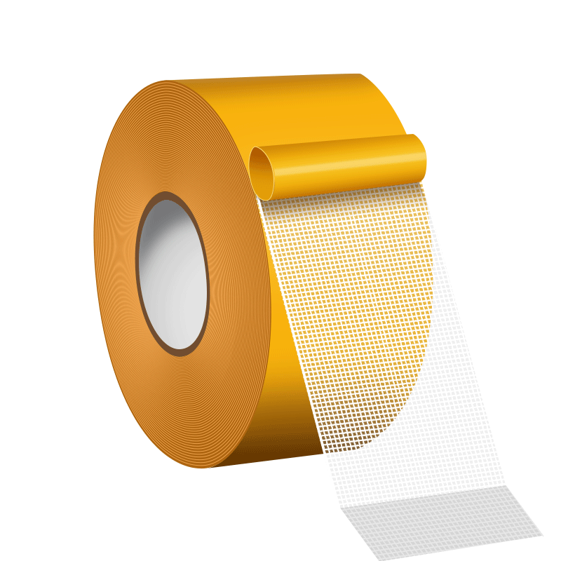 网格双面胶强力双面胶贴春联对联高粘度固定地毯不留痕防滑透明免打孔墙面用耐高温地板革拼接无痕胶布基胶带