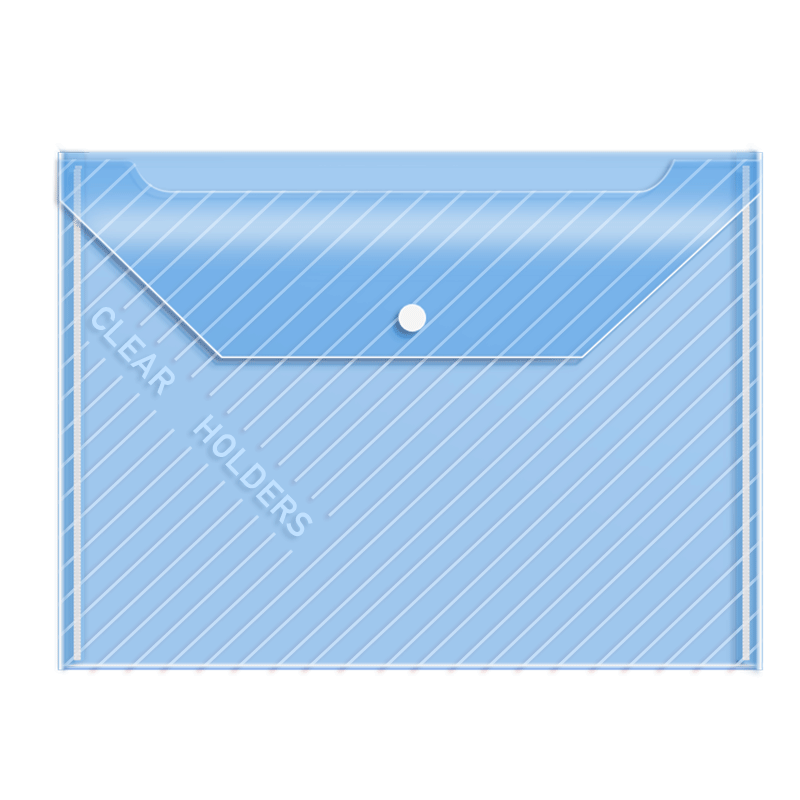 加厚A4文件袋透明塑料大容量按扣试卷收纳袋学生用档案资料袋子商务办公专用防水文件包夹小学生考试文具用品