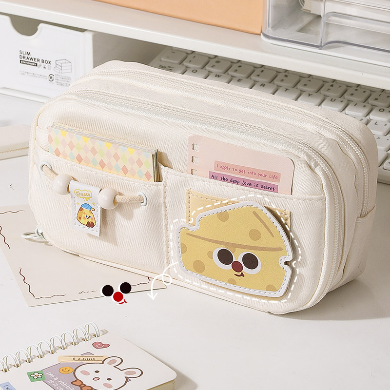 笔袋2026年新款可爱大容量高颜值ins风铅笔盒小学生用儿童文具盒男孩女孩款初中生铅笔盒女生可爱女生笔袋