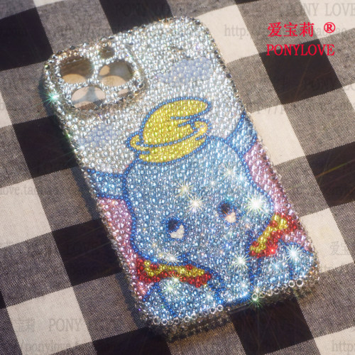 爱宝莉手机壳用施华洛世奇钻制作