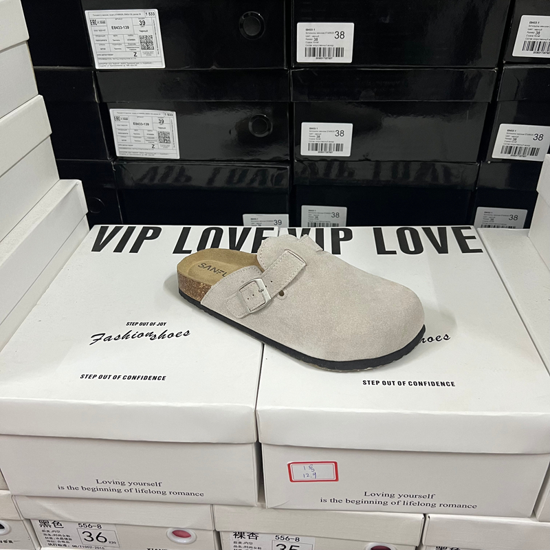 商场专g撤柜断码捡漏圆头厚底增高皮带扣懒人勃肯鞋
