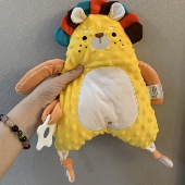 新生婴儿可咬可入口睡眠安抚玩偶3个月公仔宝宝睡觉安抚巾6个月