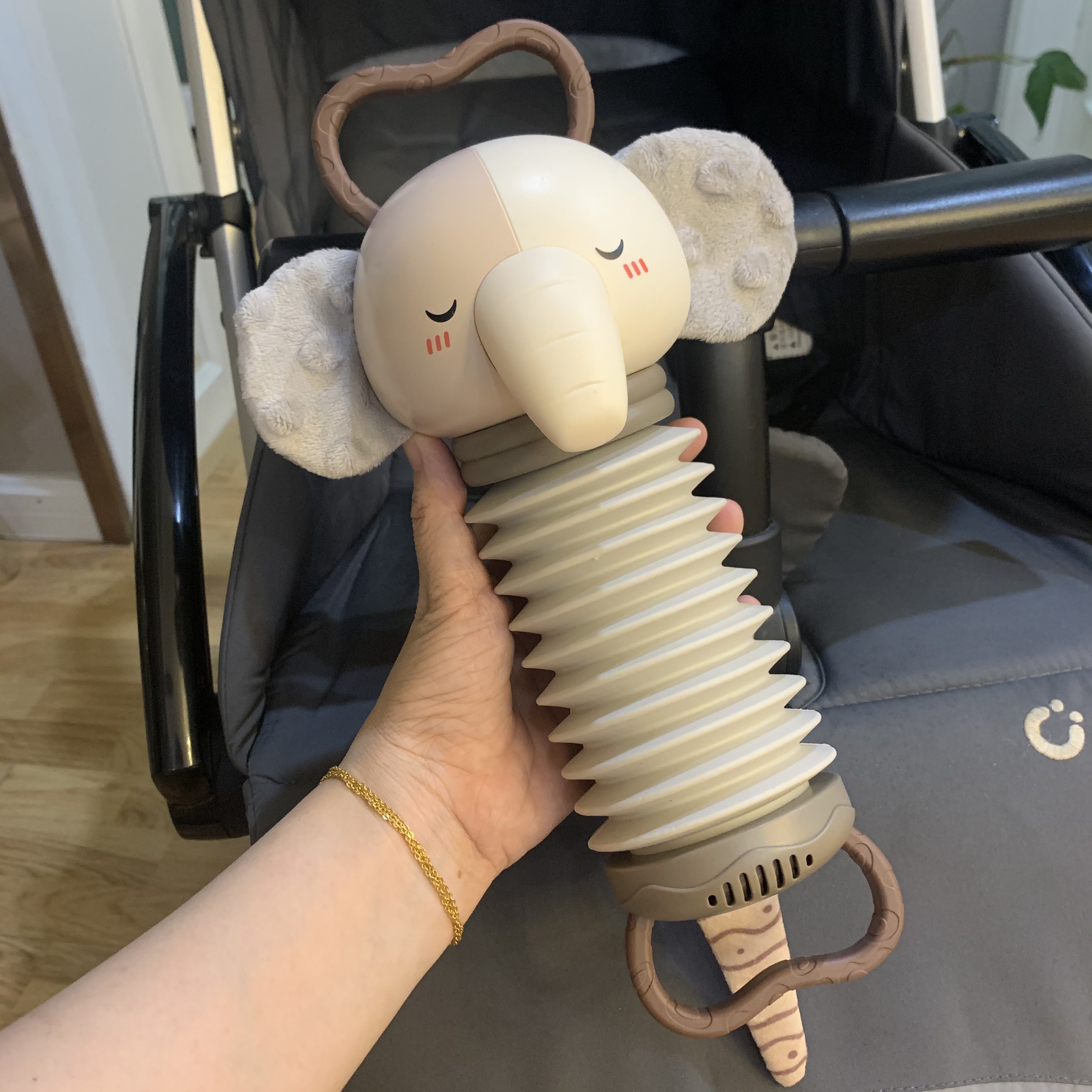 宝宝手风琴0-1-2岁婴儿大象儿童玩具抓握安抚音乐启蒙乐器手拉琴