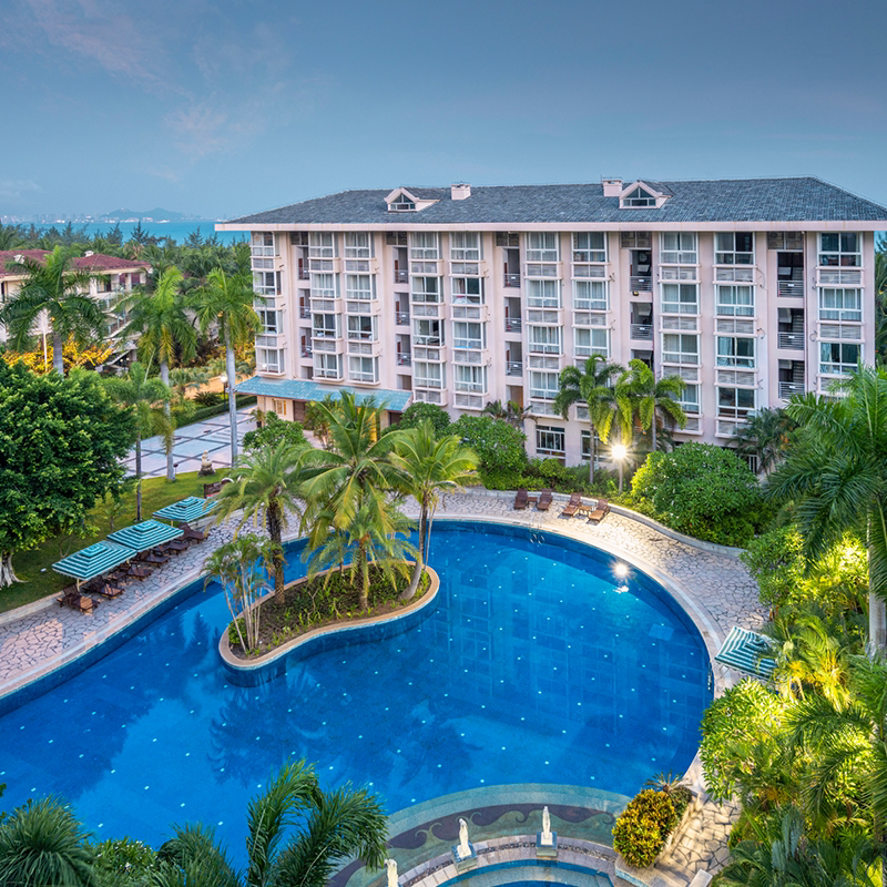 【节假日不加价】三亚椰蓝湾度假酒店高级池景双/大床房2晚 含早