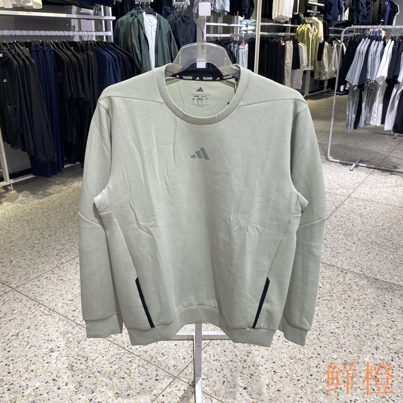 正品阿迪达斯男圆领长袖卫衣