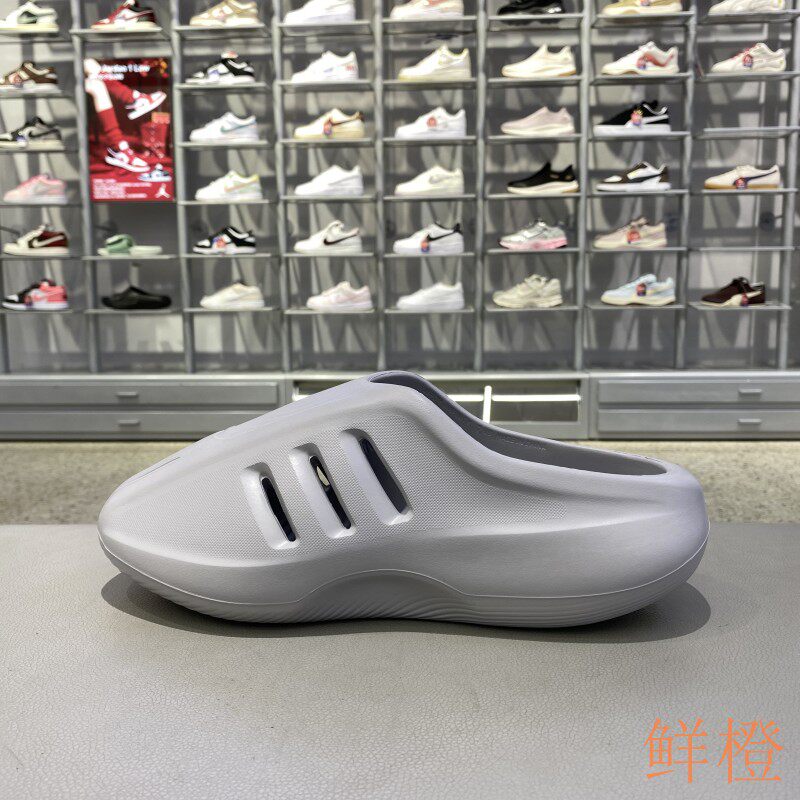 正品阿迪达斯百搭男女运动拖鞋