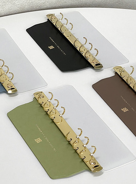 m5 a7 a6 a5侧插活页本插板金属活页夹6孔活页扣环装订活页夹外壳