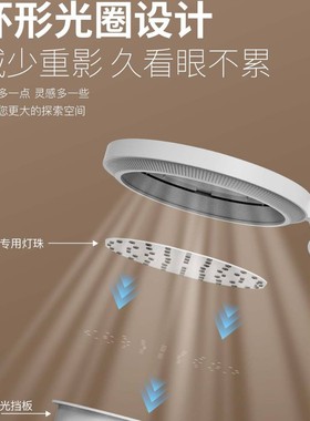 久量台灯LED护眼DP-X2学生学习书桌阅读大台灯插电家用按钮式台灯