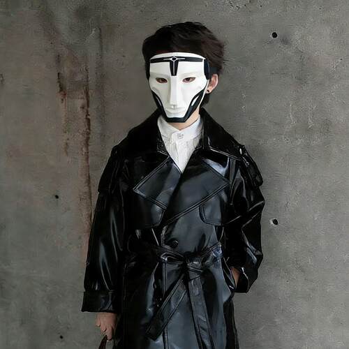典狱长cos服面具护甲儿童