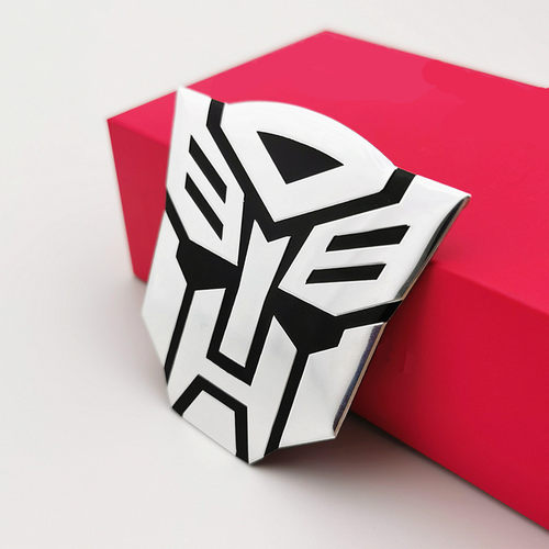 纯金属变形金刚车贴3D立体贴标