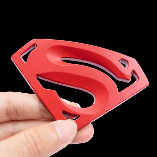 汽车金属车贴超人标志车贴