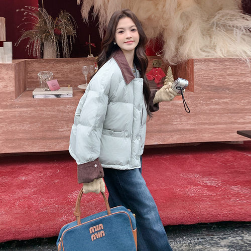 新品现货首发 短款撞色羽绒服 2C112-Y388-P235-K358
