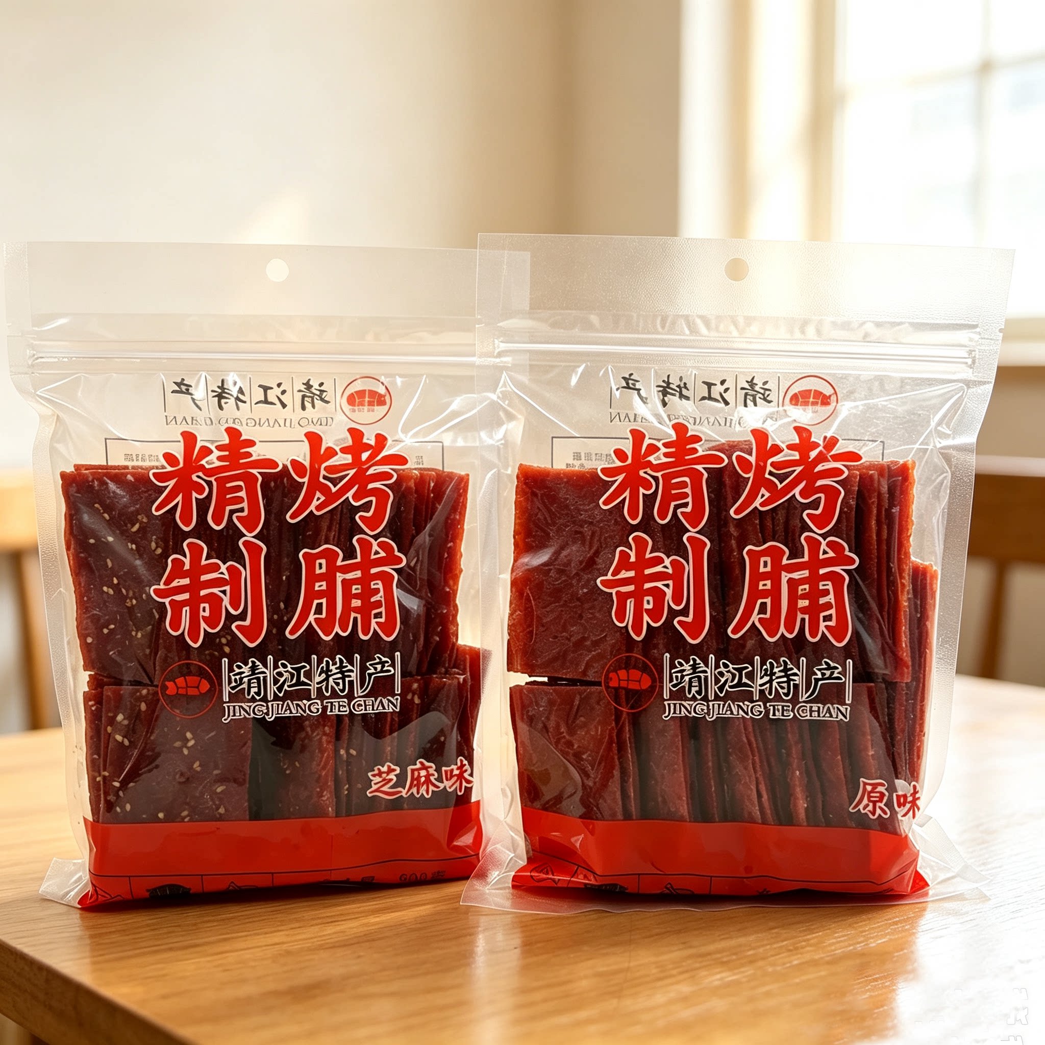 靖江精制烤脯鸡肉猪肉肉类零食品鸡肉零食