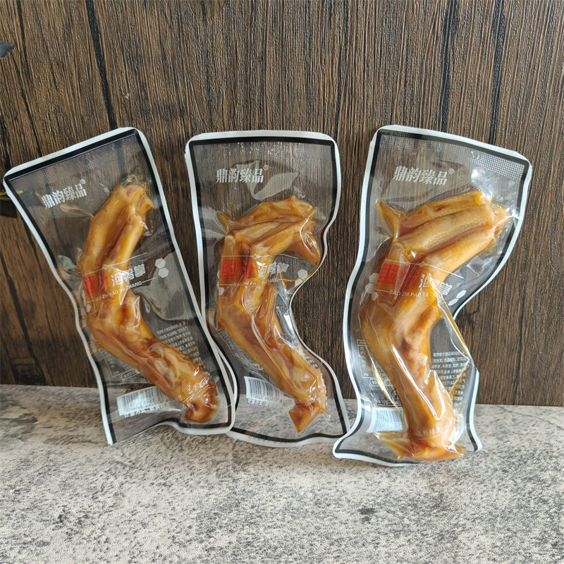 鼎韵臻品鲍汁泡鸭掌独立包装开袋即食追剧解馋休闲零食500g