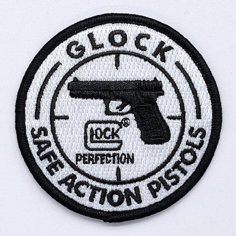 格洛克GLOCK安全行动战术刺绣章士气章臂章徽章帽子背包布贴补丁