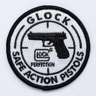 格洛克GLOCK安全行动战术刺绣章士气章臂章徽章帽子背包布贴补丁