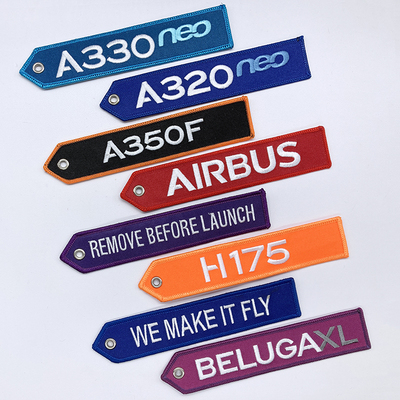 AIRBUS空中客车A350A320330neo民航客机飞机刺绣钥匙扣背包吊挂饰