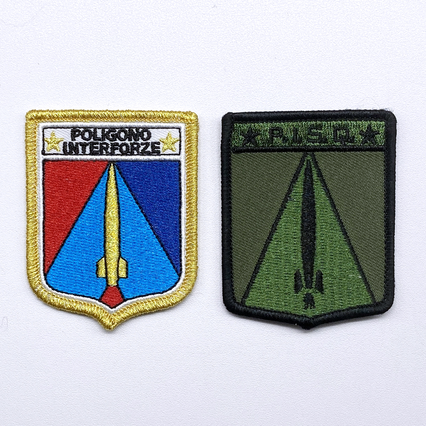 意大利空军撒丁岛PISQ联合训练试验靶场刺绣章士气章臂章徽章布贴