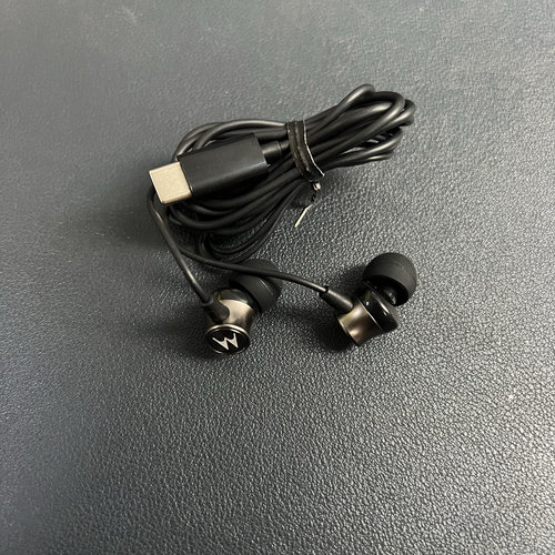 Moto/摩托罗拉原装耳机 MD-211 dac解码芯片type-c接口数字耳机