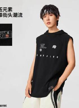 李宁夏季反伍男子吸汗运动背心