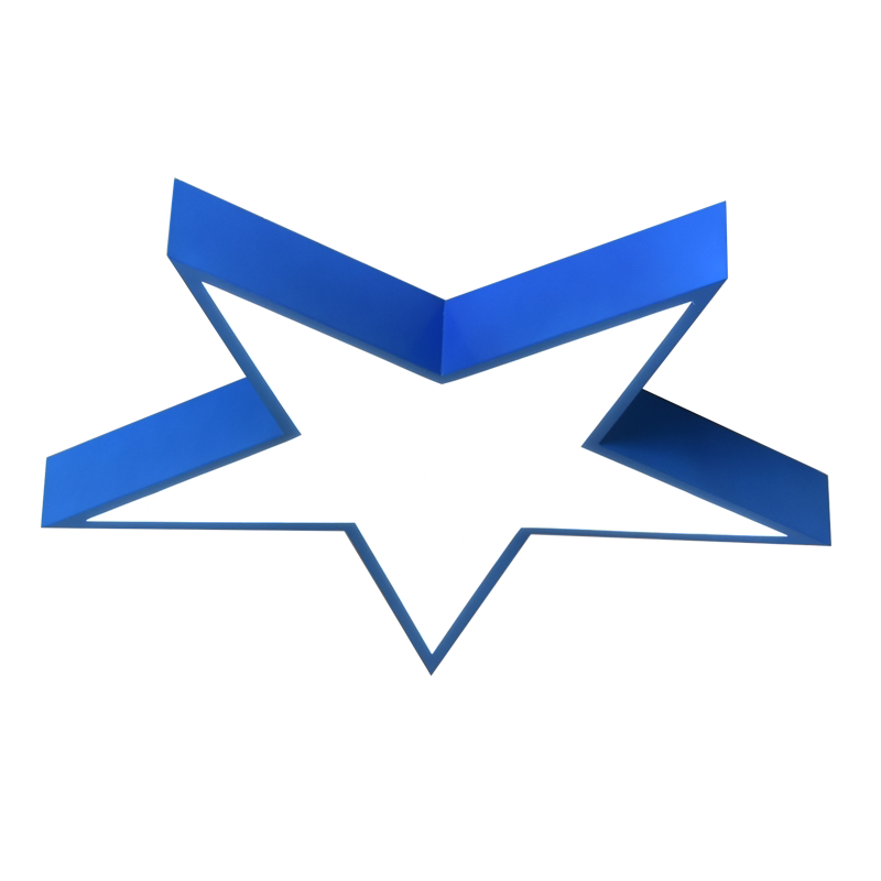 儿童房教室游乐园五角星灯