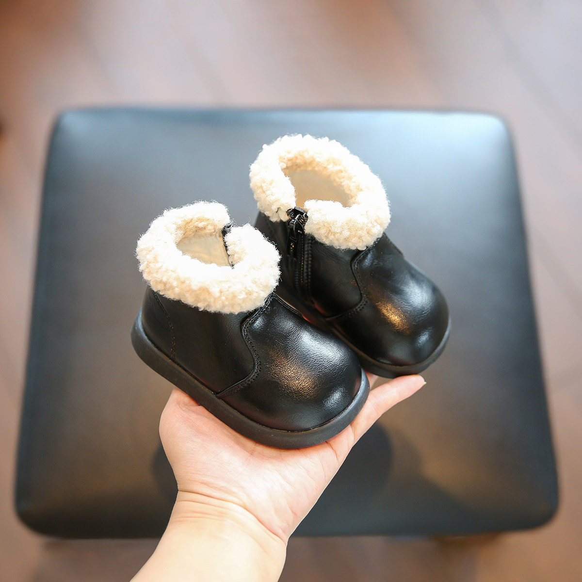 小步点男宝宝靴子冬季婴儿软底学步鞋加绒儿童棉鞋女童鞋子雪地靴,童鞋/婴儿鞋/亲子鞋,学步鞋,淘宝优惠券,粉丝福利购,淘宝优惠卷