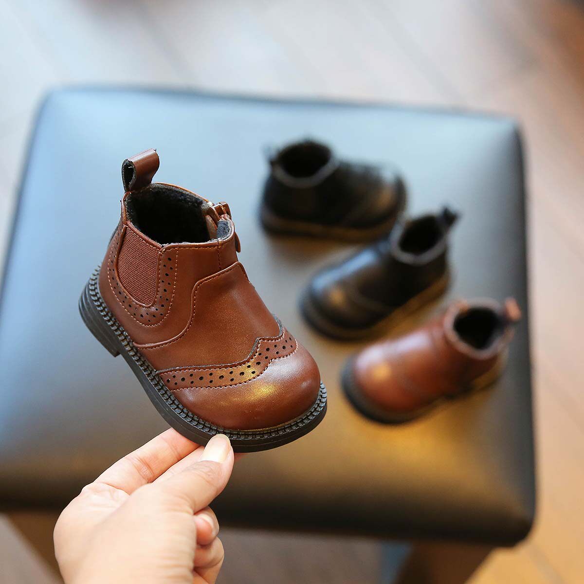 软底女宝秋冬3岁婴儿棉鞋