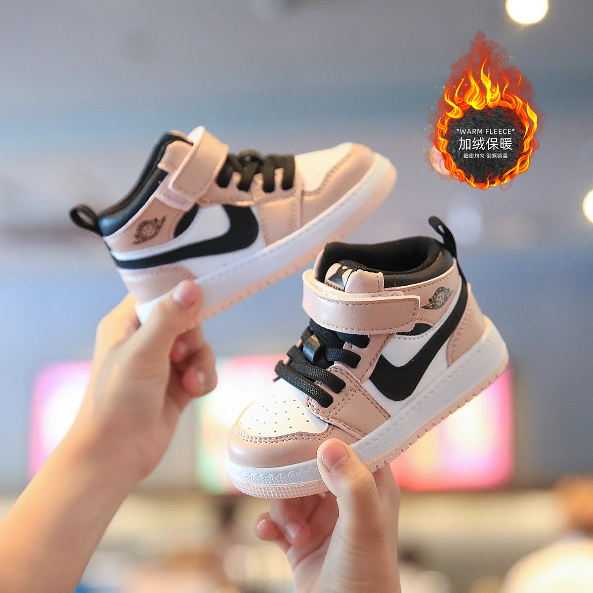 女宝宝鞋子秋款运动鞋时尚软底一