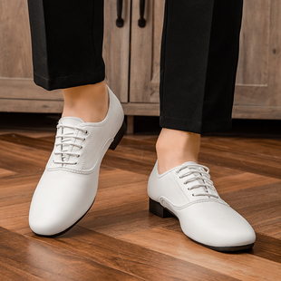 男士拉丁舞鞋摩登舞鞋软底男广场舞鞋交谊舞国标舞蹈鞋曳步舞