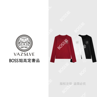 VAZSLVE 上衣 全新奢品 烫钻T恤2025设计师个性 68181 捡漏时尚