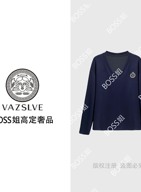 【VAZSLVE/原创设计】 2025轻奢时尚简约T恤潮流个性上衣#65610