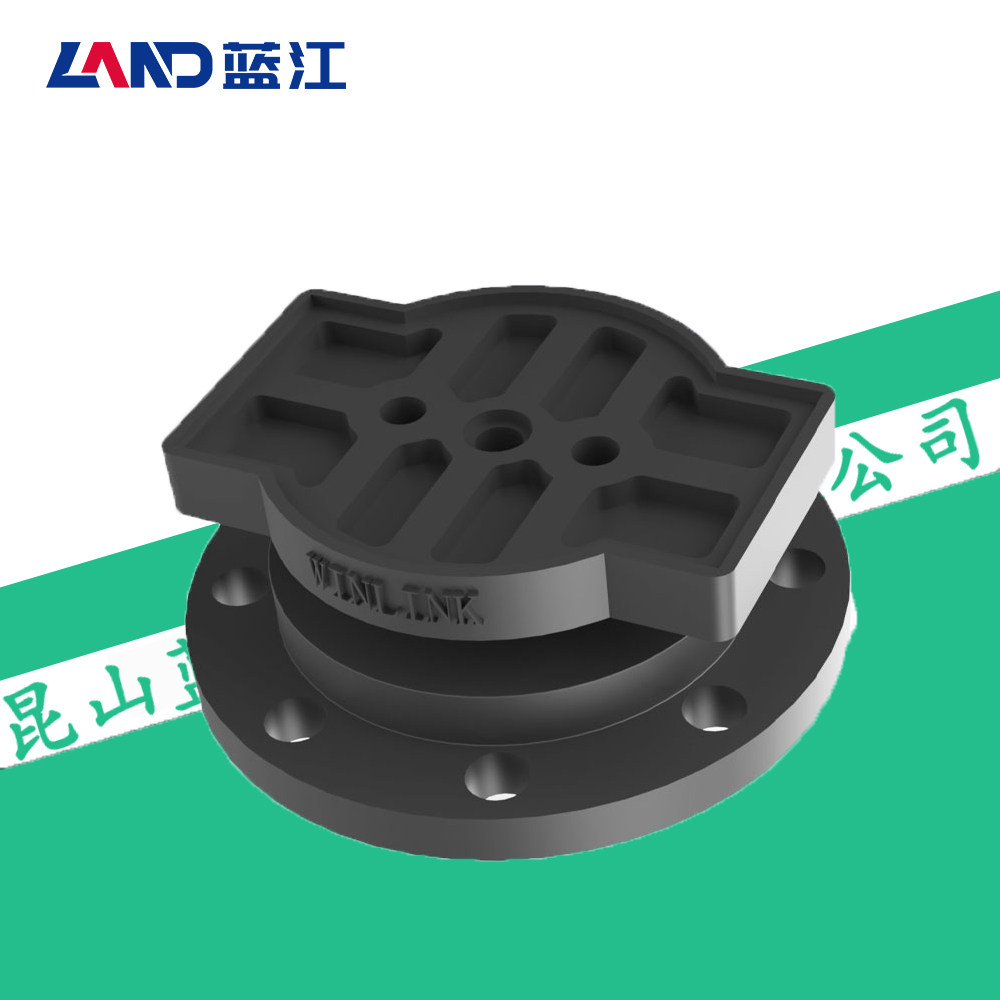 蓝江360度万向尼龙旋转盘