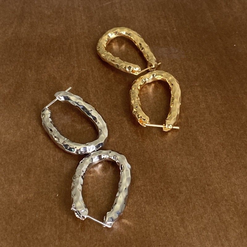 欧美时尚饰品捶打纹理扭曲耳环ins小众冷淡风高级简约几何耳圈女,饰品/流行首饰/时尚饰品新,耳环,淘宝优惠券,粉丝福利购,淘宝优惠卷