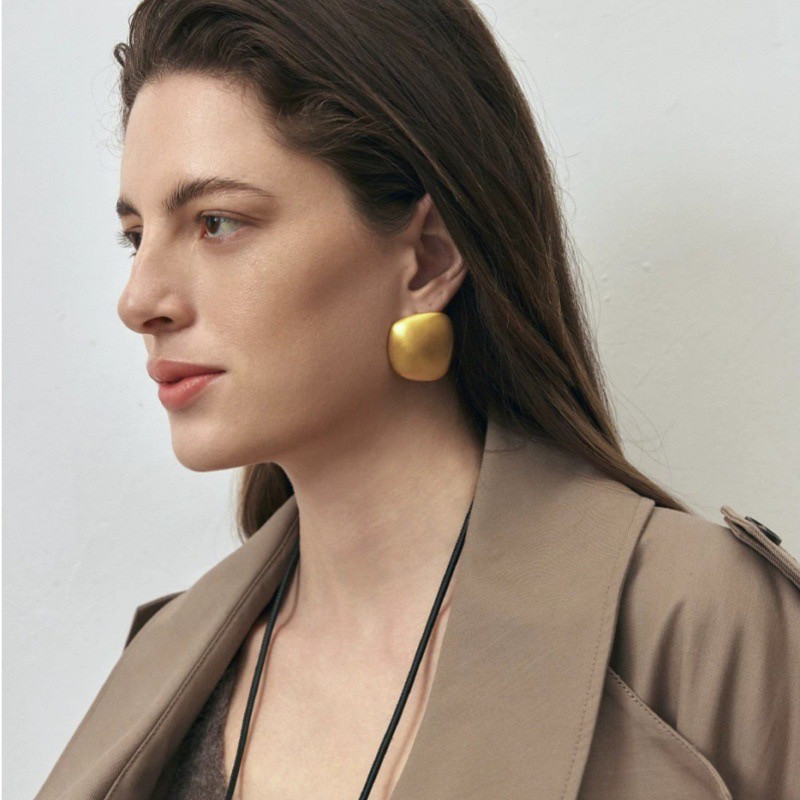 Hankes&Maray时髦爆款膝盖耳钉高级感轻奢气质适合大圆脸夸张耳环,饰品/流行首饰/时尚饰品新,耳环,淘宝优惠券,粉丝福利购,淘宝优惠卷