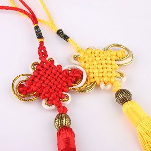 汽车挂件配件须小中国结流苏穗子富贵精致手工玉葫芦吊饰挂绳材料
