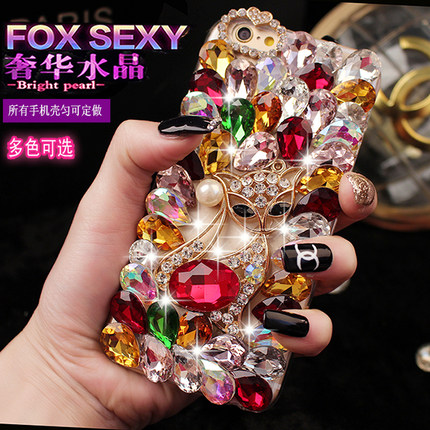 oppoReno15奢华狸猫宝石手机壳find X9ultra全包防摔女款reno14pro高档水晶保护套13日韩闪耀X8S带钻x7新潮12