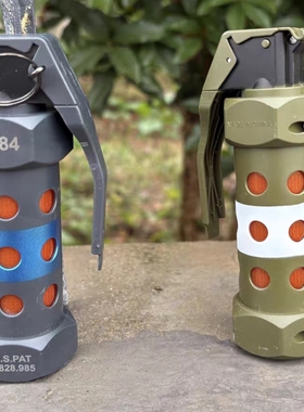 儿童手雷玩具M67手榴烟雾弹模型游戏道具cosplay军迷装扮爆闪光弹