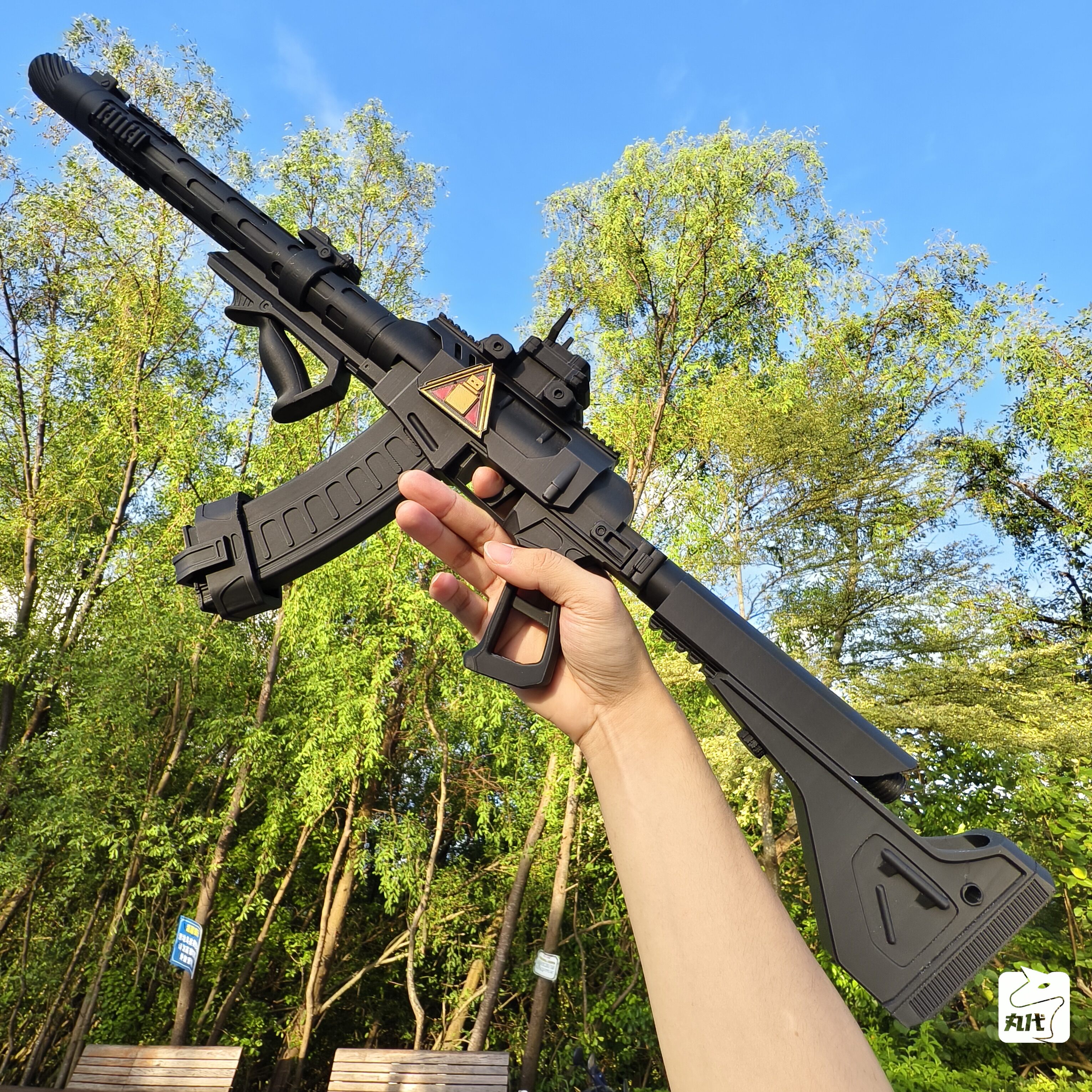 巨浪asval突击步枪模型三角洲行动cos道具玩具1比1超大号不可发射图片
