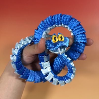 盖瑞一条蛇模型玩具3D打印疯狂动物城2周边玩具送男孩Gary儿童