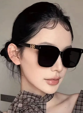 MQ墨镜女款显脸小防晒高级感2025新款防紫外线开车专用太阳眼镜男