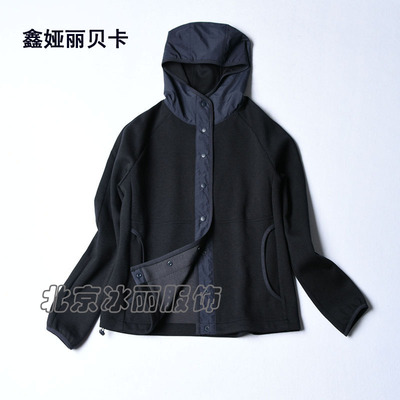 鑫娅丽贝卡休闲短款毛料气质外套