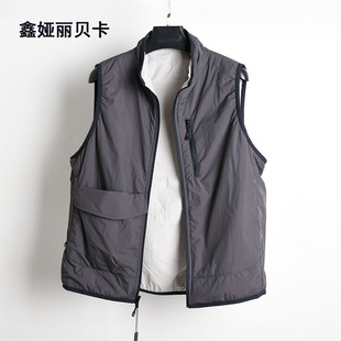 丽贝卡25102 2025秋季新款休闲两穿舒适轻盈显瘦夹棉马甲 女上衣