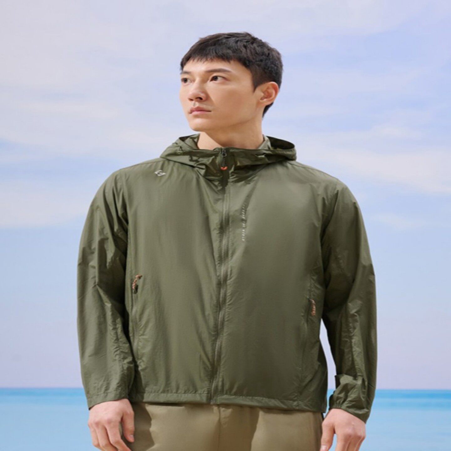 探路者防晒衣男 24春夏新户外透气轻薄防晒外套皮肤衣