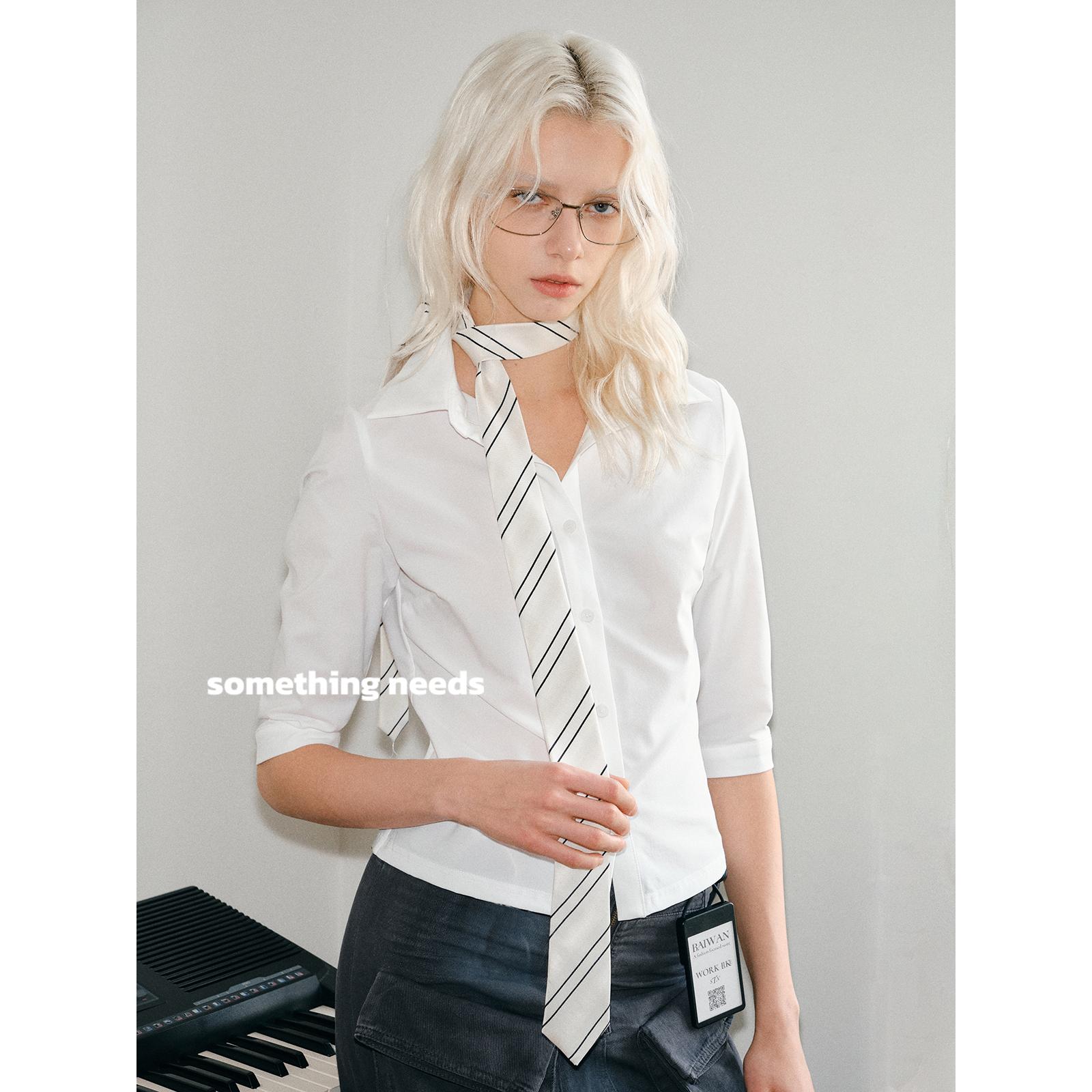 时髦精高智感领带个性丝巾领结