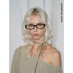 郑佰万 韩版百搭黑框素颜神器平光镜女可配度数眼镜显脸小防蓝光