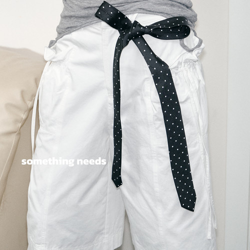 韩版波点领带女系脖高级感围巾