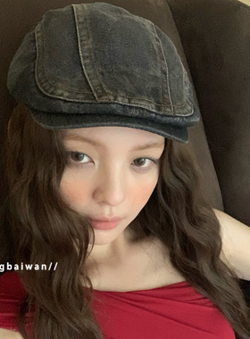 牛仔前进帽子女春夏新款百搭