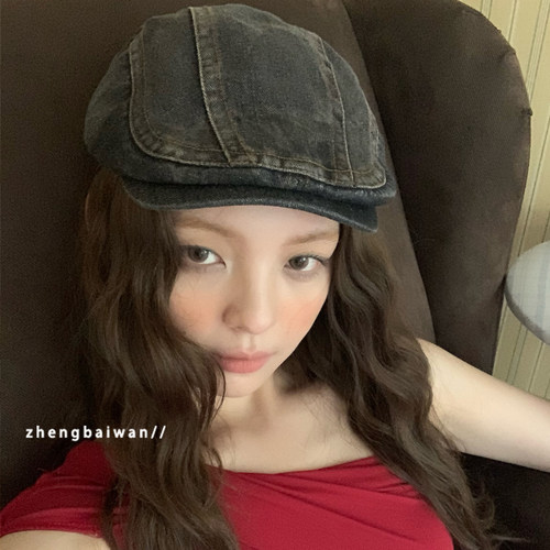 牛仔前进帽子女春夏新款百搭