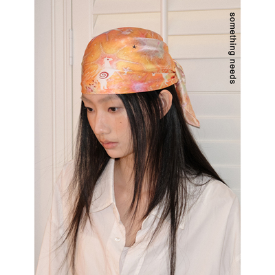 郑佰万原创童趣小马时髦头巾